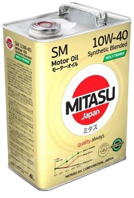 Моторное масло MITASU MOTOR OIL SM 10W-40, 4л