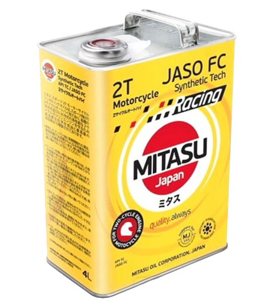 Моторное масло MITASU Racing 2T Motorcycle Synthetic Oil, 4л