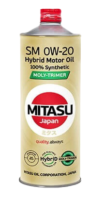 Моторное масло MITASU HYBRID MOLY-TRiMER SM 0W-20, 1л