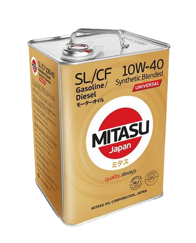 Моторное масло MITASU UNIVERSAL SL/CF 10W-40, 6л