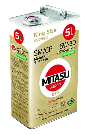 Моторное масло MITASU MOLY-TRiMER SM/CF 5W-30, 5л