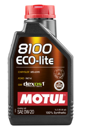 Моторное масло Motul 8100 ECO-LITE 0W-20, 1л