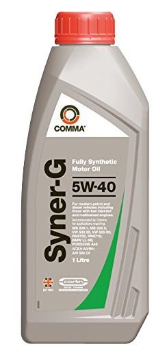 Моторное масло Comma Syner-G 5W-40, 1л