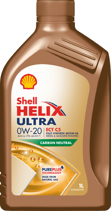 Моторное масло SHELL 0W20 HELIX ULTRA ECT C5, 1л