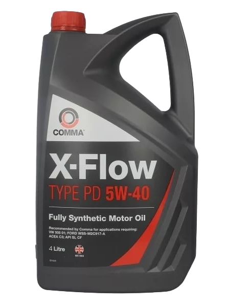 Моторное масло Comma X-Flow Type PD 5W-40, 4л